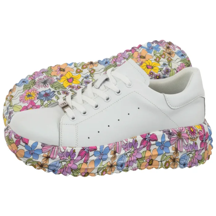 Sneakersy Filippo Białe/Multikolor DP7507/26 WH MLT – zdjęcie 1