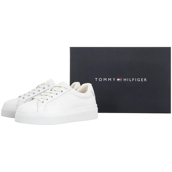 Sneakersy Tommy Hilfiger TH Chic Cupsole Platform White/Ecru FW0FW09107 01T – zdjęcie 6
