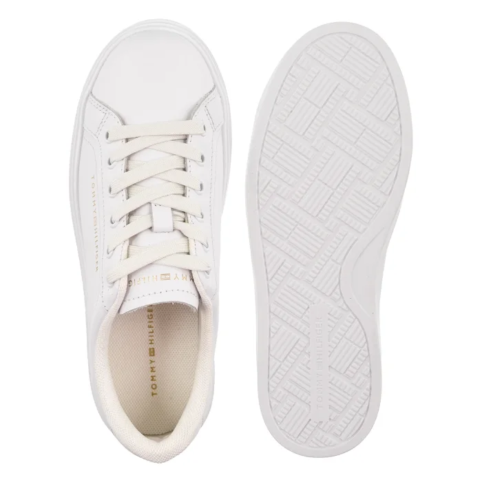 Sneakersy Tommy Hilfiger TH Chic Cupsole Platform White/Ecru FW0FW09107 01T – zdjęcie 5