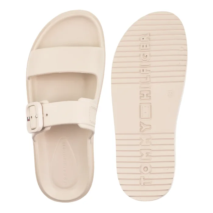 Klapki Basenowe Tommy Hilfiger TH Light Double Strap Sandal Soft Cream FW0FW08953 AEO – zdjęcie 5