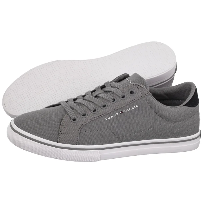 Tenisówki Tommy Hilfiger Vulc Core Long Lace Universal Grey FM0FM05688 PRY – zdjęcie 1
