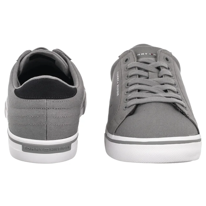 Tenisówki Tommy Hilfiger Vulc Core Long Lace Universal Grey FM0FM05688 PRY – zdjęcie 4