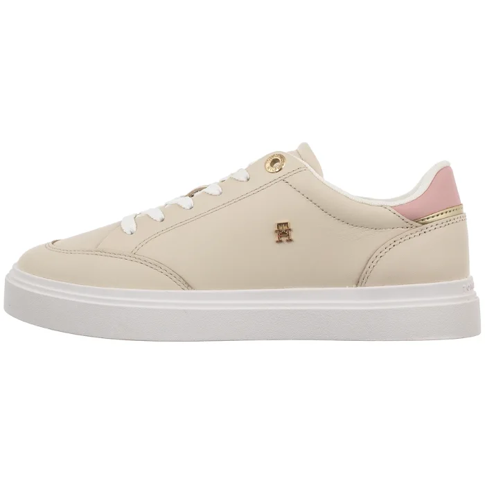 Sneakersy Tommy Hilfiger TH Chic Cupsole Soft Cream FW0FW09106 AEO – zdjęcie 2