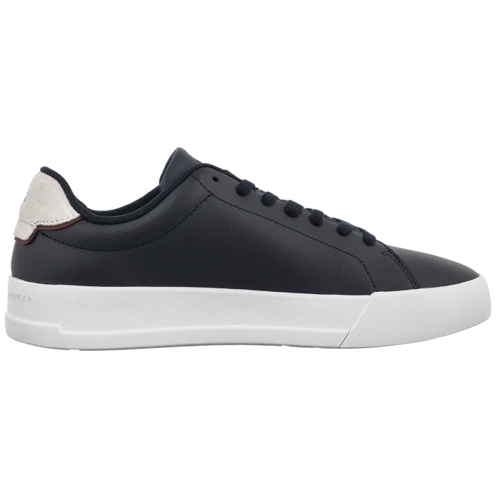 Sneakersy Tommy Hilfiger TH Court Lth Detail Ess Desert Sky FM0FM05367 DW5 – zdjęcie 3