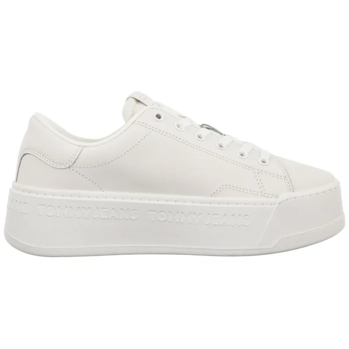 Sneakersy Tommy Hilfiger Tjw Script Cupsole Flatform Ecru EN0EN02961 YBL – zdjęcie 3