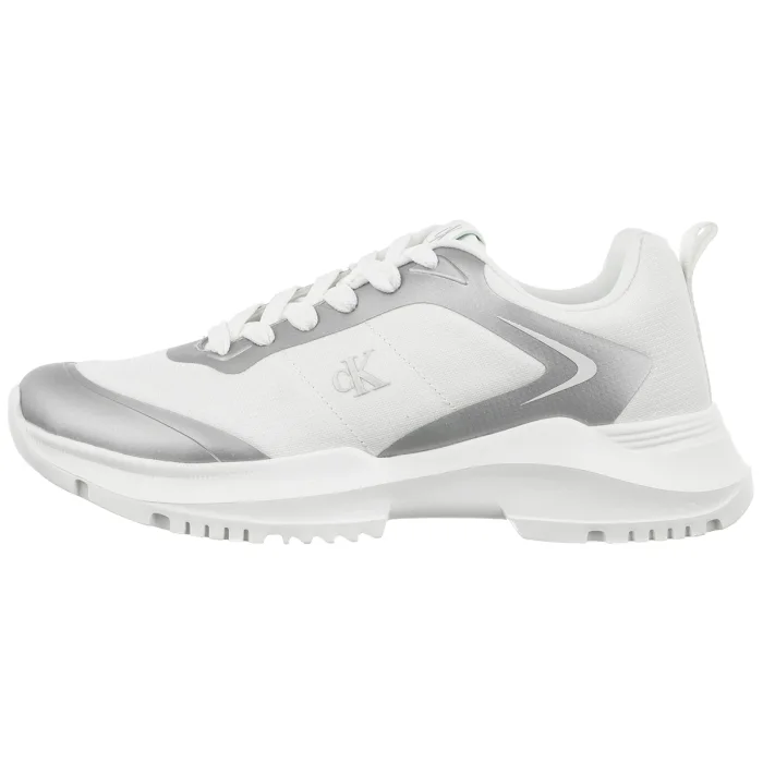 Sneakersy Calvin Klein Low Cut Lace-Up Sneaker Silver/White V3A9-83233-1844X059 – zdjęcie 2