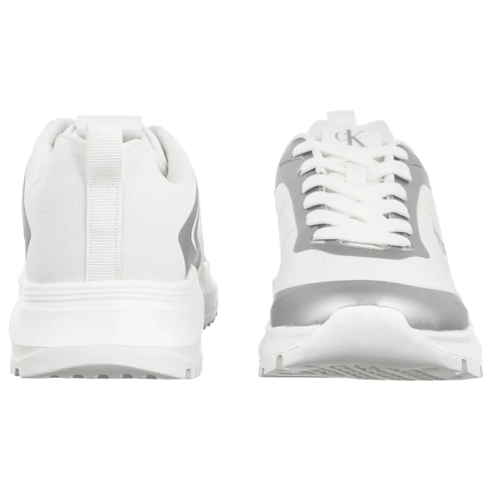 Sneakersy Calvin Klein Low Cut Lace-Up Sneaker Silver/White V3A9-83233-1844X059 – zdjęcie 4