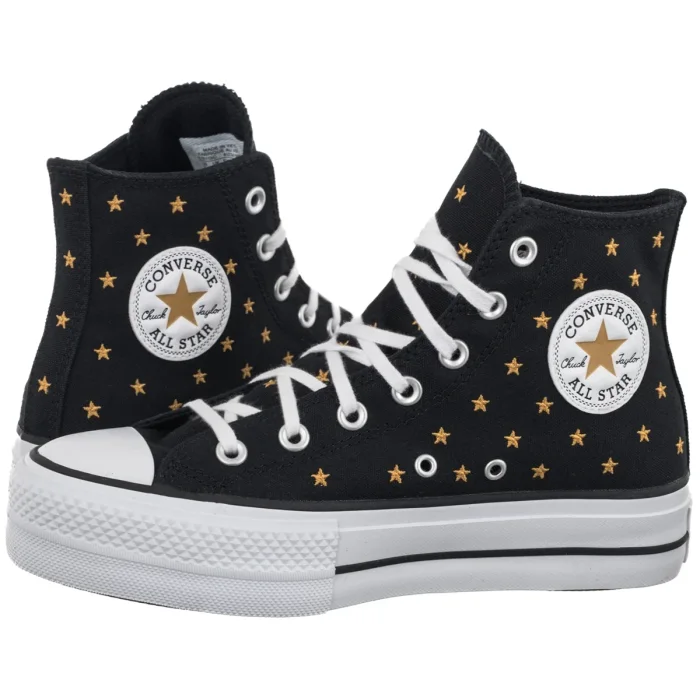 Trampki Converse Ctas Lift Hi Black/Honey Stick/White A16113c – zdjęcie 1