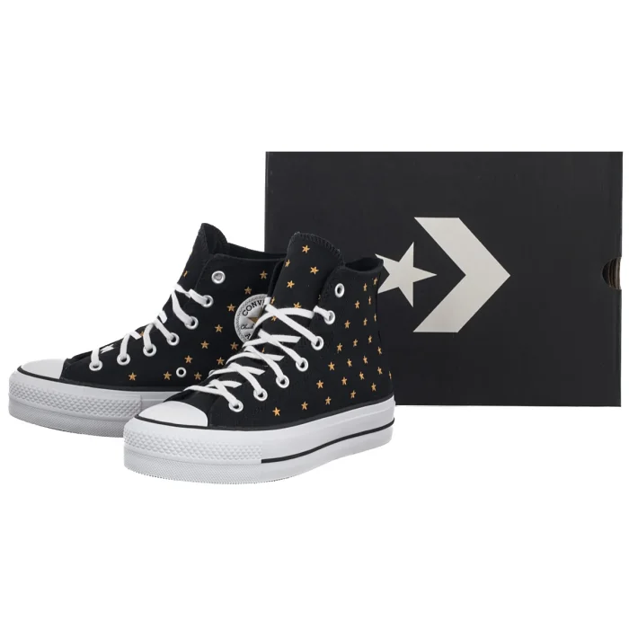 Trampki Converse Ctas Lift Hi Black/Honey Stick/White A16113c – zdjęcie 6