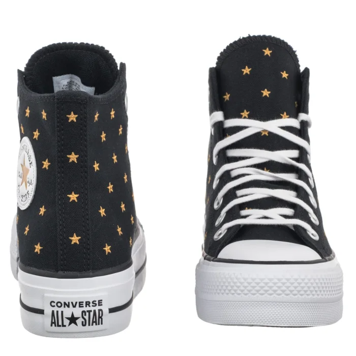 Trampki Converse Ctas Lift Hi Black/Honey Stick/White A16113c – zdjęcie 4