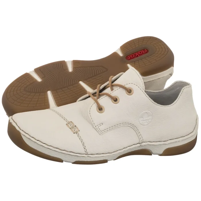 Półbuty Rieker Białe 55920-80 White – zdjęcie 1