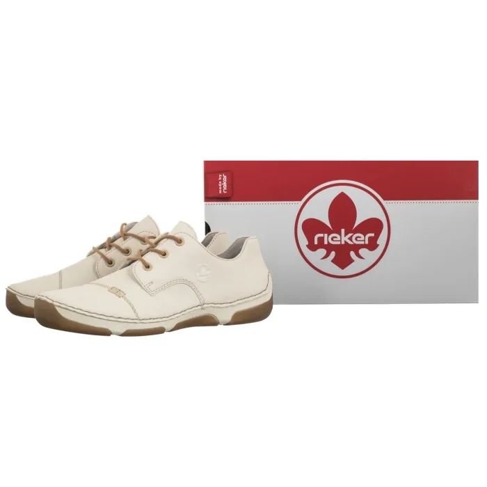 Półbuty Rieker Białe 55920-80 White – zdjęcie 6