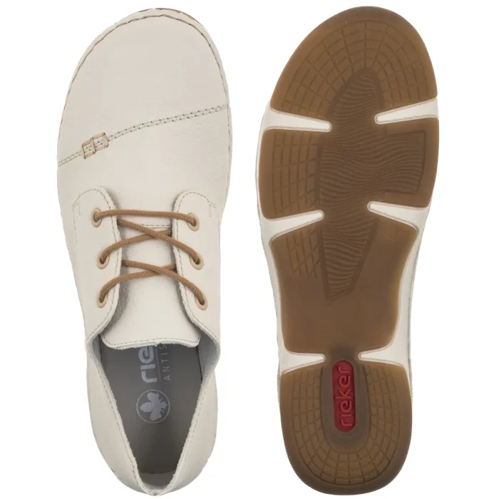 Półbuty Rieker Białe 55920-80 White – zdjęcie 5