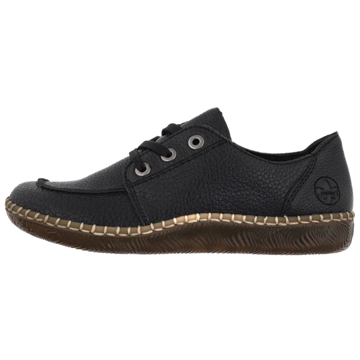 Półbuty Rieker Czarny N2402-00 Black – zdjęcie 2