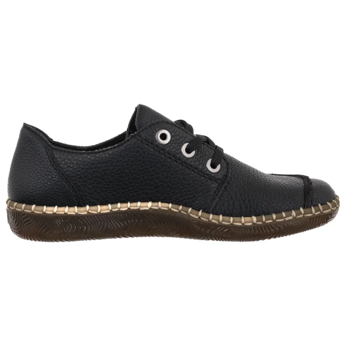 Półbuty Rieker Czarny N2402-00 Black – zdjęcie 3