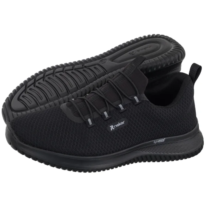 Sneakersy Rieker Czarny B9655-00 Black – zdjęcie 1
