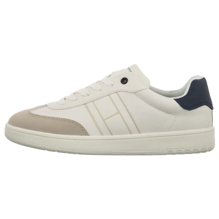 Sneakersy Tommy Hilfiger Low Cut Lace-Up Sneaker Beige/White/Blue T3X9-34355-1269Y007 – zdjęcie 2
