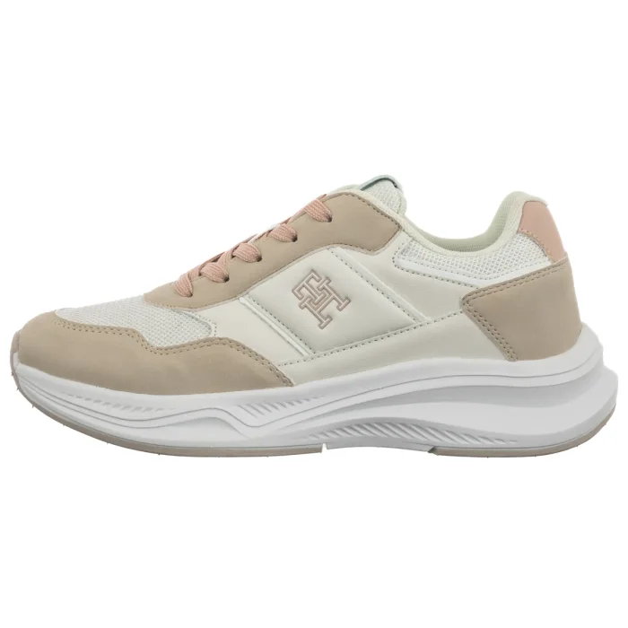 Sneakersy Tommy Hilfiger Low Cut Lace-UP Sneaker Off White/Nude T3A9-34368-1748A708 – zdjęcie 2