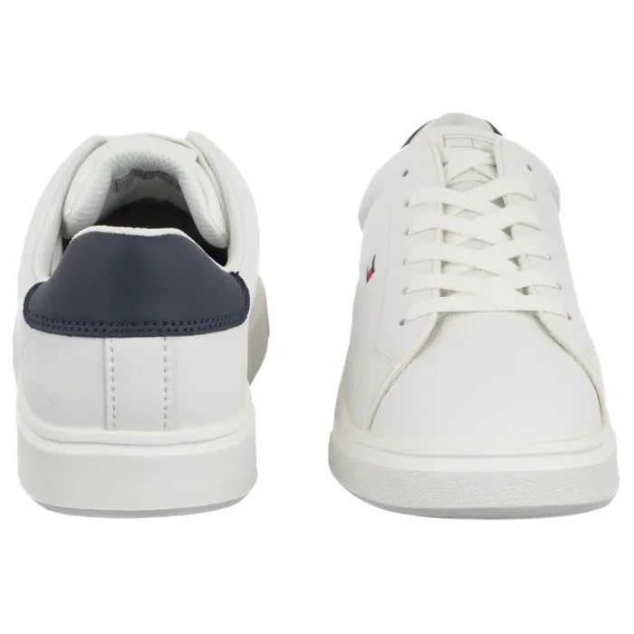Sneakersy Tommy Hilfiger Low Cut Lace-Up Sneaker White/Blue T3X9-34350-1355X336 – zdjęcie 4