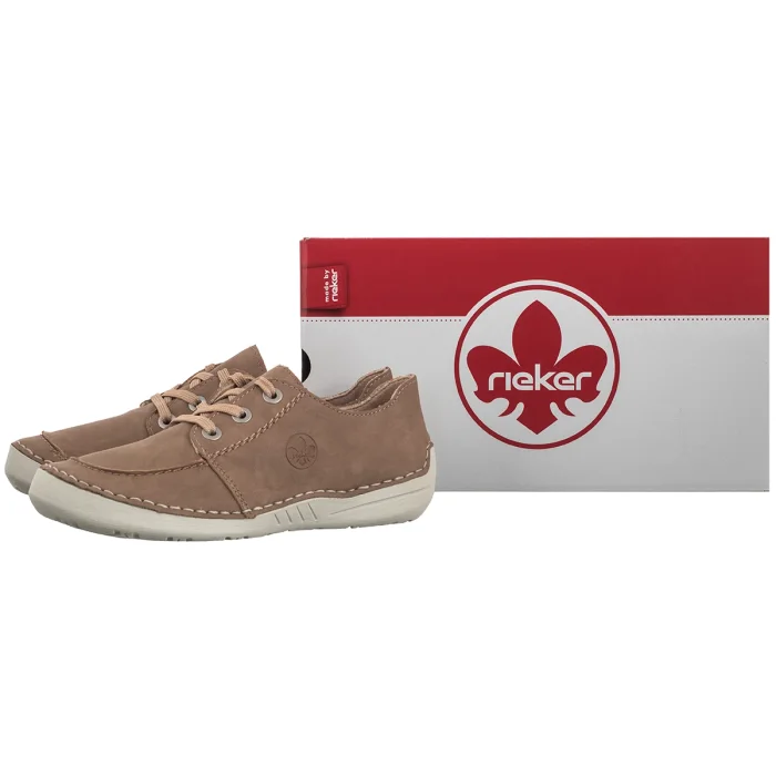 Półbuty Rieker Beżowy 52545-62 Beige – zdjęcie 6