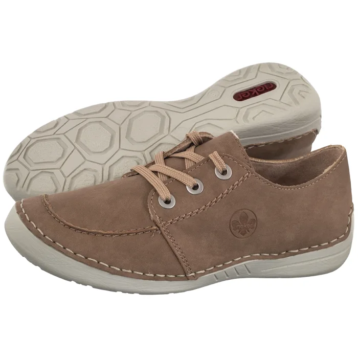 Półbuty Rieker Beżowy 52545-62 Beige – zdjęcie 1