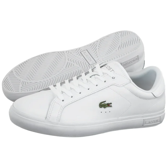 Sneakersy Lacoste Powercourt 125 2 SMA Wth/Wht 749SMA0081.21G – zdjęcie 1