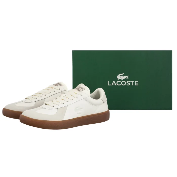 Sneakersy Lacoste Baseshot Pro 126 5 SFA Off Wht/Gum- Suede 751SFA0088.40F – zdjęcie 6