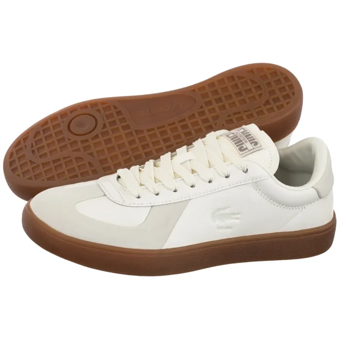 Sneakersy Lacoste Baseshot Pro 126 5 SFA Off Wht/Gum- Suede 751SFA0088.40F – zdjęcie 1