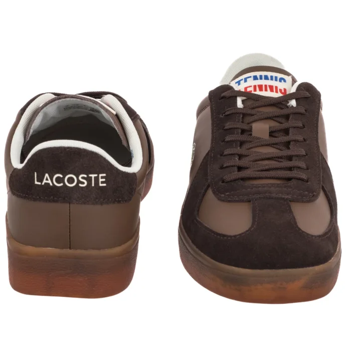 Sneakersy Lacoste Baseshot Pro 126 1 SMA Dk Brw/Gum- Leather 751SMA0077.031 – zdjęcie 4