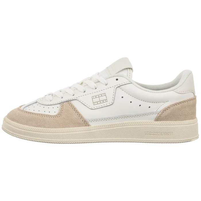 Sneakersy Tommy Hilfiger The Greenwivh Edge Leather Ecru/Newsprint EN0EN02988 01V – zdjęcie 2