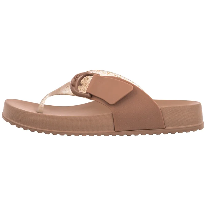 Japonki Melissa Cozy Thong Ad 37742/BN748 Brown/Glass Rice Husk – zdjęcie 2