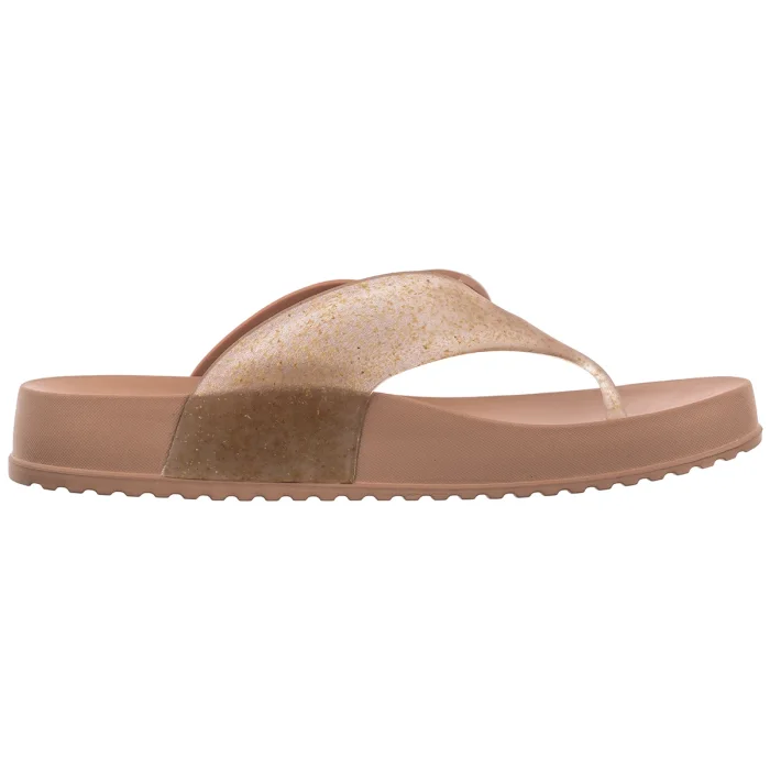 Japonki Melissa Cozy Thong Ad 37742/BN748 Brown/Glass Rice Husk – zdjęcie 3