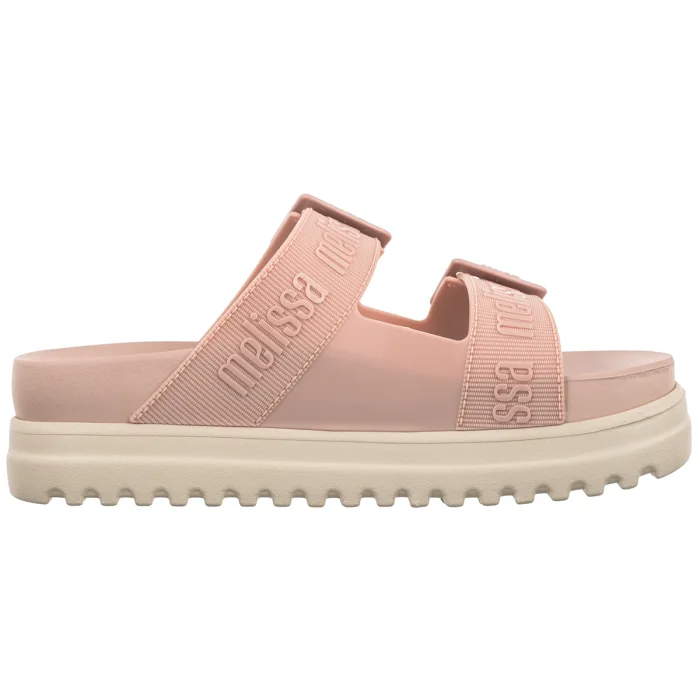 Klapki Melissa Cozy M Lover Platform 35977/BL939 Pink/Beige – zdjęcie 3