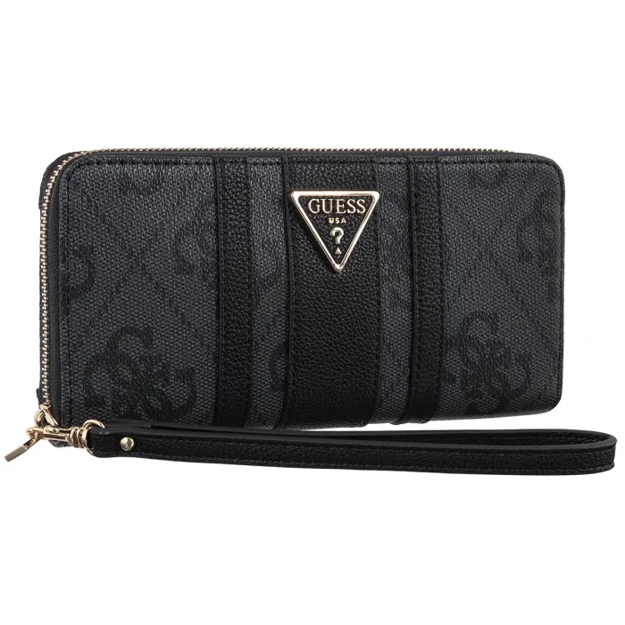 Portfel Guess Laurel II Slg Lrg Zip Around SWSS74 59146 Coal Logo – zdjęcie 1