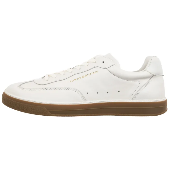 Półbuty Tommy Hilfiger Th Lo Lux Lth Ecru FM0FM05815 YBL – zdjęcie 2