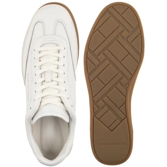 Półbuty Tommy Hilfiger Th Lo Lux Lth Ecru FM0FM05815 YBL – zdjęcie 5