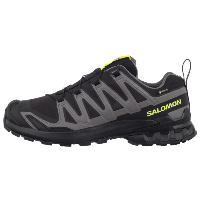 Buty Sportowe Salomon XA PRO 3D V9 GTX Black/Dark Gull Gray/Acid Lime 479873 – zdjęcie 2