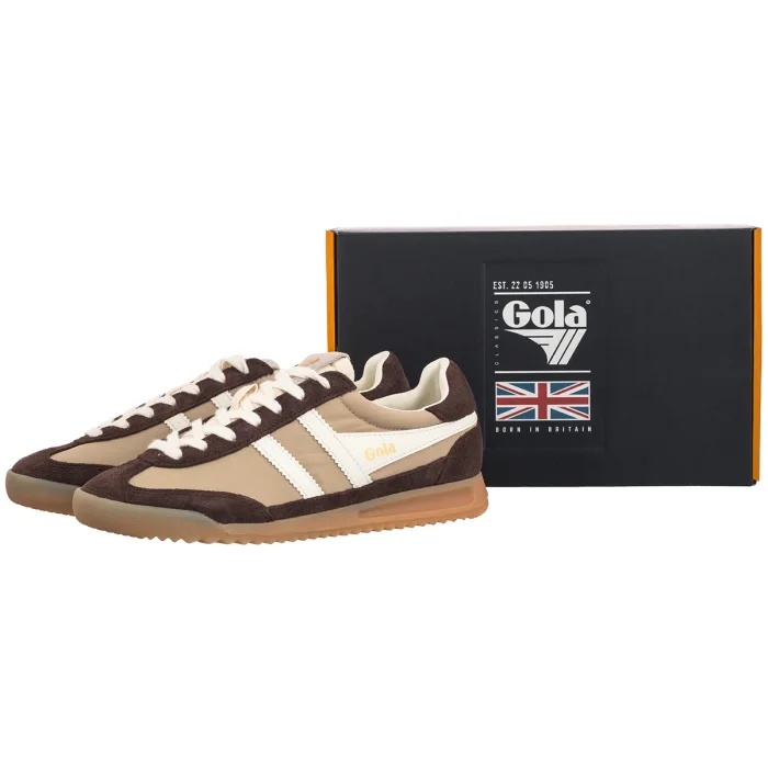 Buty Retro Gola Firefly Bone/Mocha/Off White CLB577 – zdjęcie 6