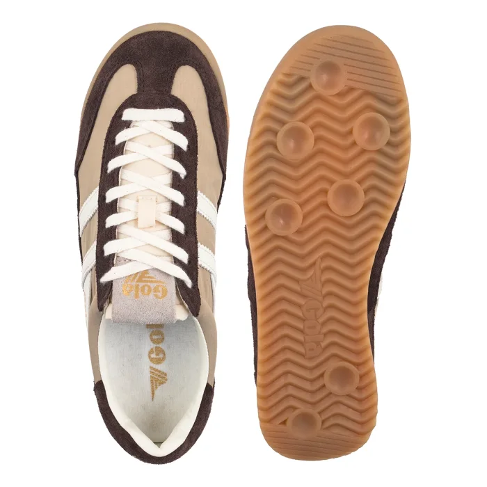 Buty Retro Gola Firefly Bone/Mocha/Off White CLB577 – zdjęcie 5