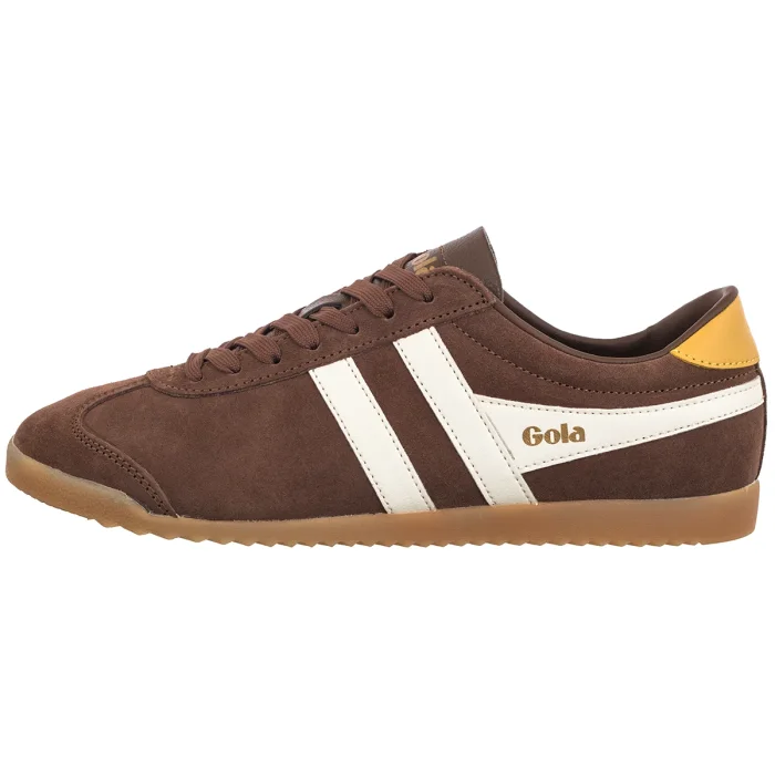 Buty Sportowe Gola Gola Women's Bullet Suede Trainer Otter/Off White/Pale Gum CLA153 – zdjęcie 2