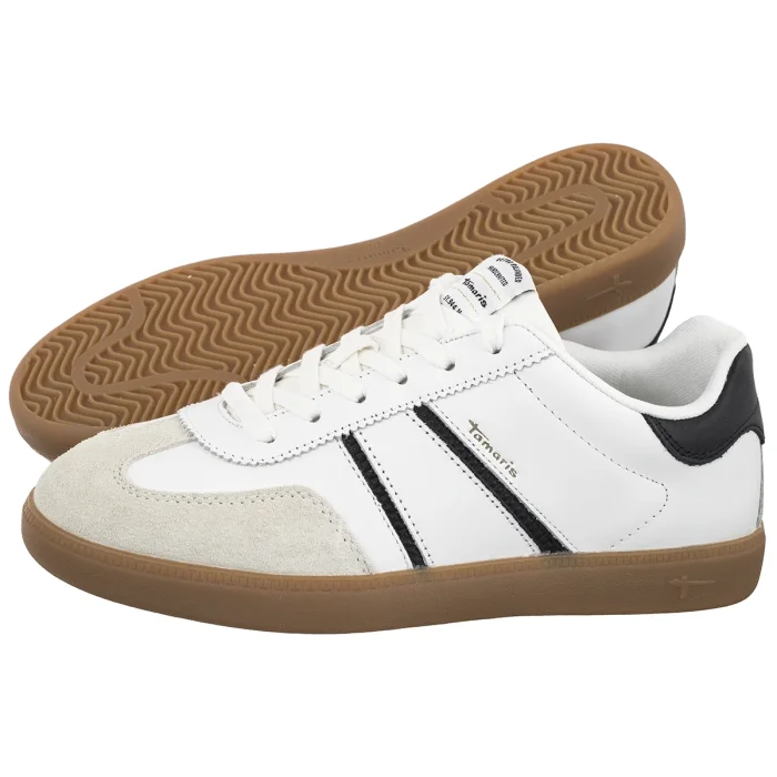 Sneakersy Tamaris Białe 1-23624-43 125 White/Black – zdjęcie 1