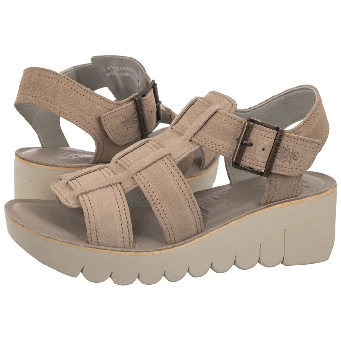 Sandały FLY London Yudd236fly Suede Taupe P145236007 – zdjęcie 1
