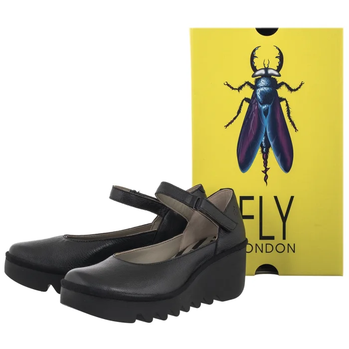 Czółenka FLY London Bawo543fly Mousse Black P501543001 – zdjęcie 6