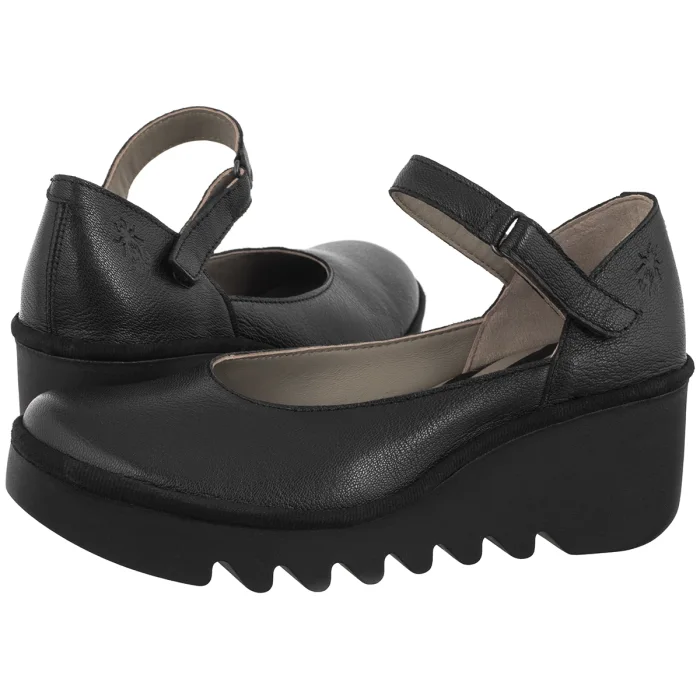 Czółenka FLY London Bawo543fly Mousse Black P501543001 – zdjęcie 1