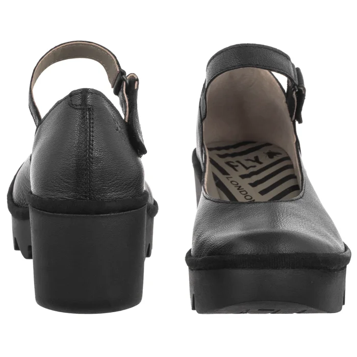 Czółenka FLY London Bawo543fly Mousse Black P501543001 – zdjęcie 4
