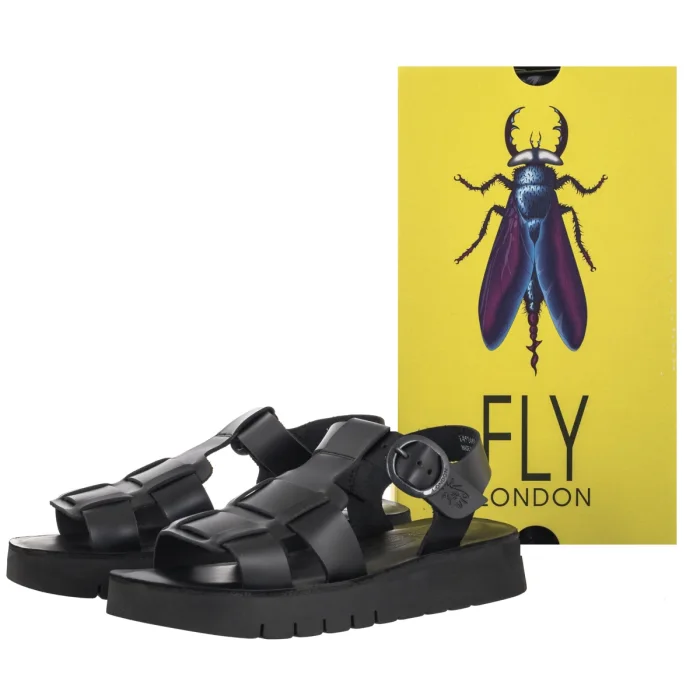 Sandały FLY London Sudy246Fly Bridle Black P145246000 – zdjęcie 6