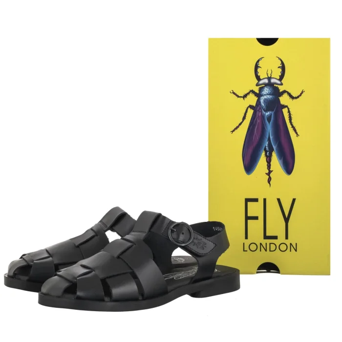 Sandały FLY London Ared437fly Bridle Black P145437000 – zdjęcie 6