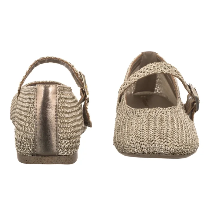 Baleriny Tamaris Brązowe 1-22125-46 900 Bronce – zdjęcie 4