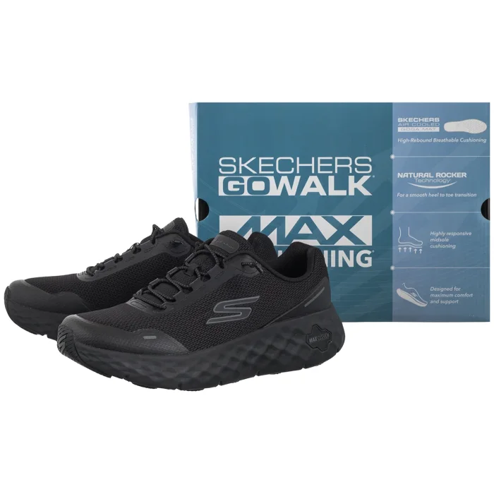 Buty Sportowe Skechers Go Walk Max Cushioning Fles-Raf Black 217113/BBK – zdjęcie 6