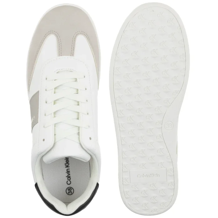 Sneakersy Calvin Klein Low Cut Lace-Up Sneaker Grey/White/Black V3X9-83287-1269Y702 – zdjęcie 4